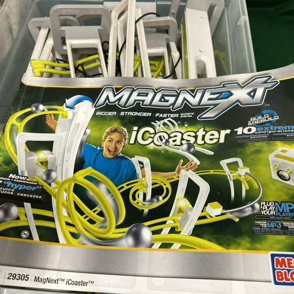 Mega Bloks Magnext ICoaster w/Instructions MP3 #29305 - Picture 1 of 10